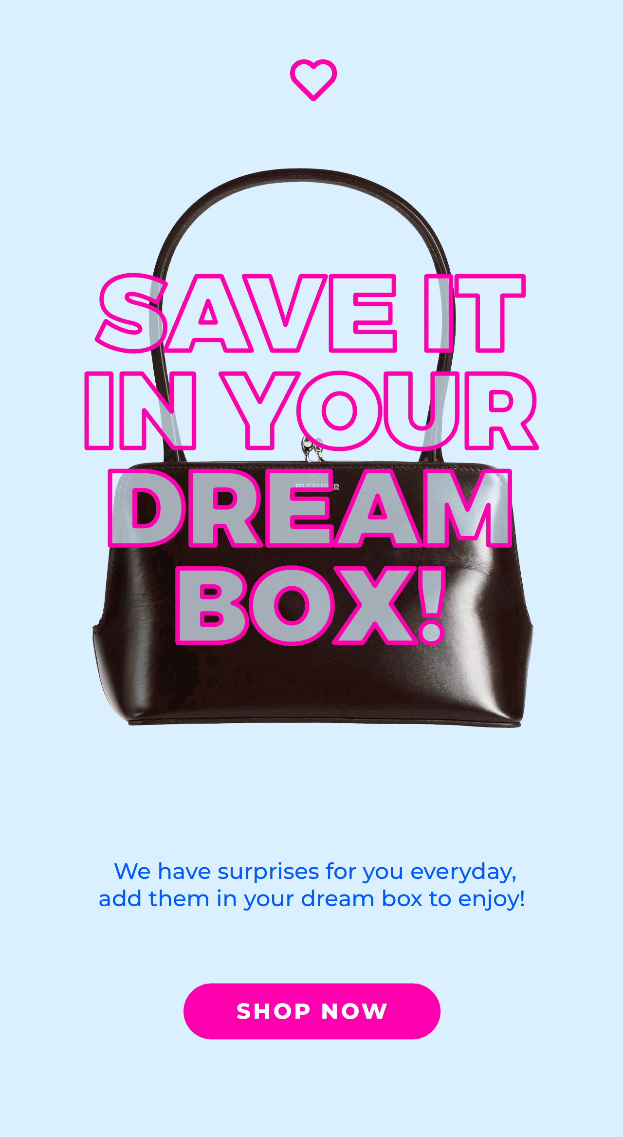 SAVE IT IN YOUR DREAM BOX! Yoox