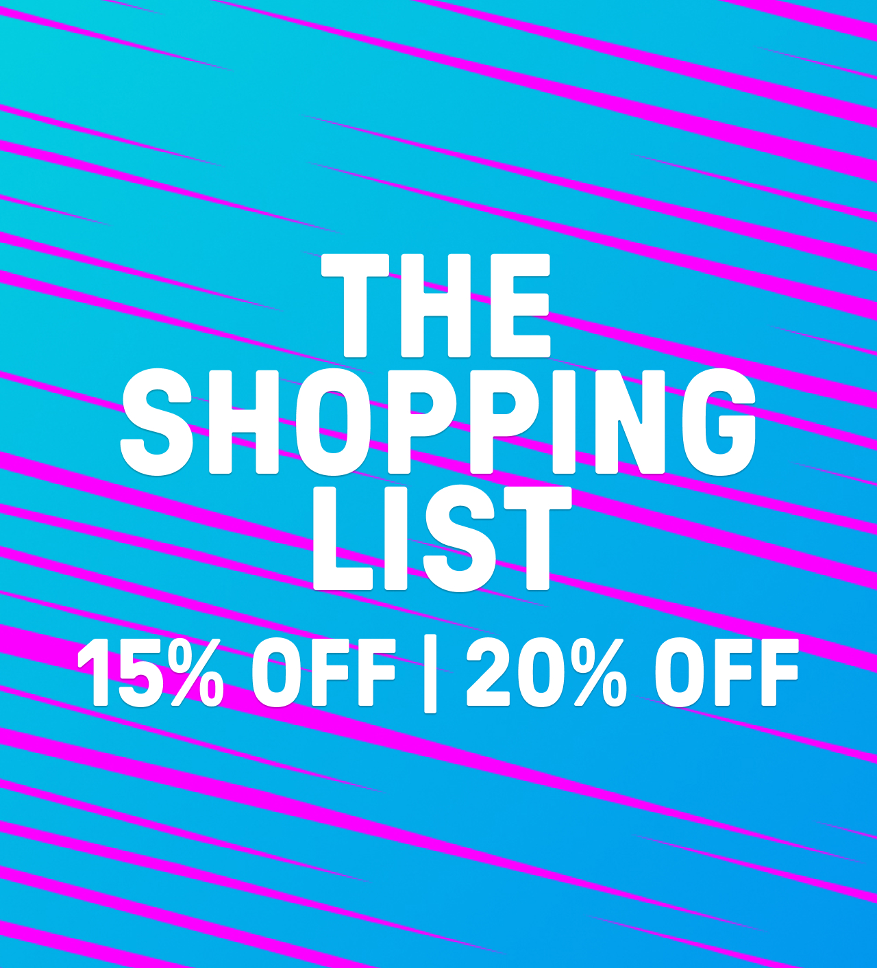 THE SHOPPING LIST