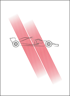 WHITE RACE CAR PRINT