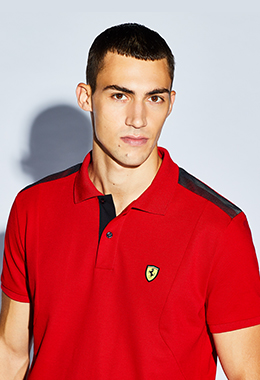 MAN WEARING ITA FLAG SPECIAL LIMITED EDITION POLO SHIRT, MADE IN ITALY