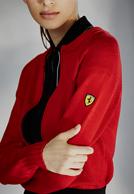 RED WOMEN'S JUMPER IN ITA WOOL DRY AND BLACK MEN’S MADE IN ITALY JUMPER IN ITA WOOL DRY