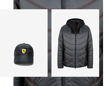 RECYCLED NYLON CAP AND MEN'S NYLON AND RECYCLED SOFTSHELL JACKET WITH GRAPHENE SOFT PADDING.