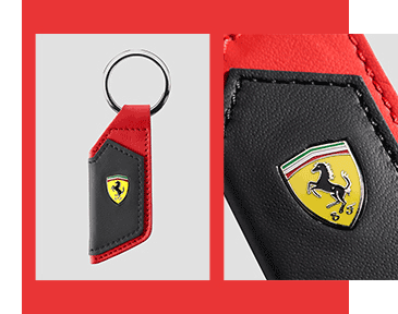SHOP SECOND LIFE LEATHER KEYCHAIN WITH SHIELD