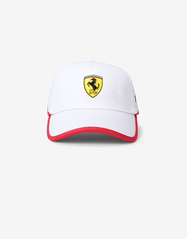 Men’s special edition 1000 GP white and red cap with yellow Shield