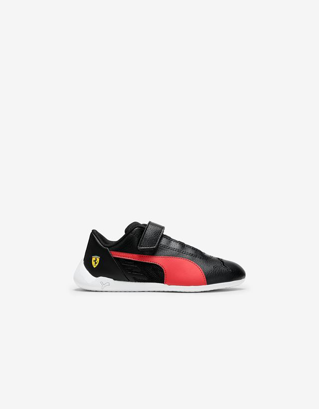 Children’s black and red Puma Scuderia Ferrari Race R-Cat V sneakers