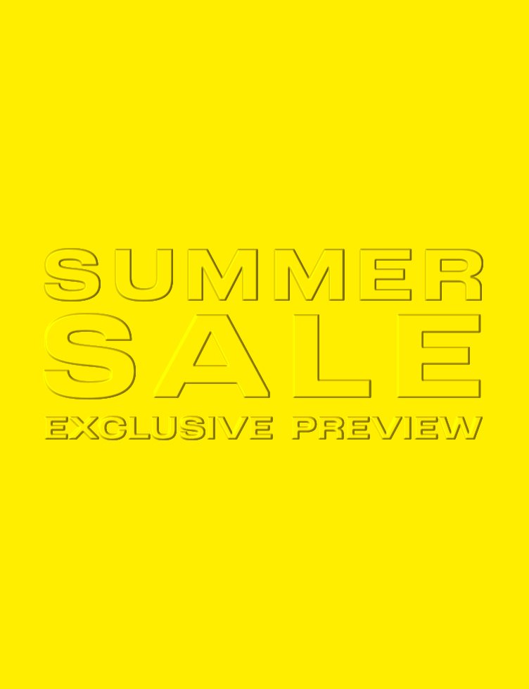 Red Banner with the words summer sale exclusive preview