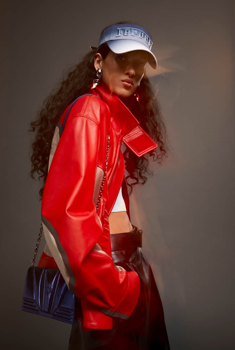 Women’s total looks in leather - Ferrari SS23 Collection