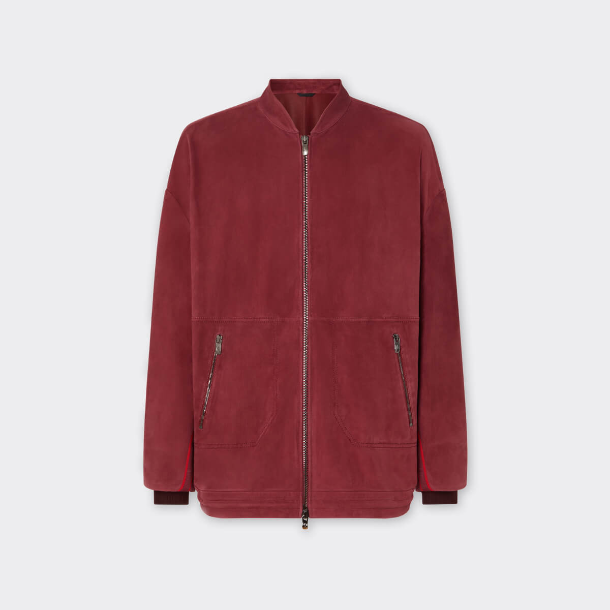 Suede Bomber Jacket