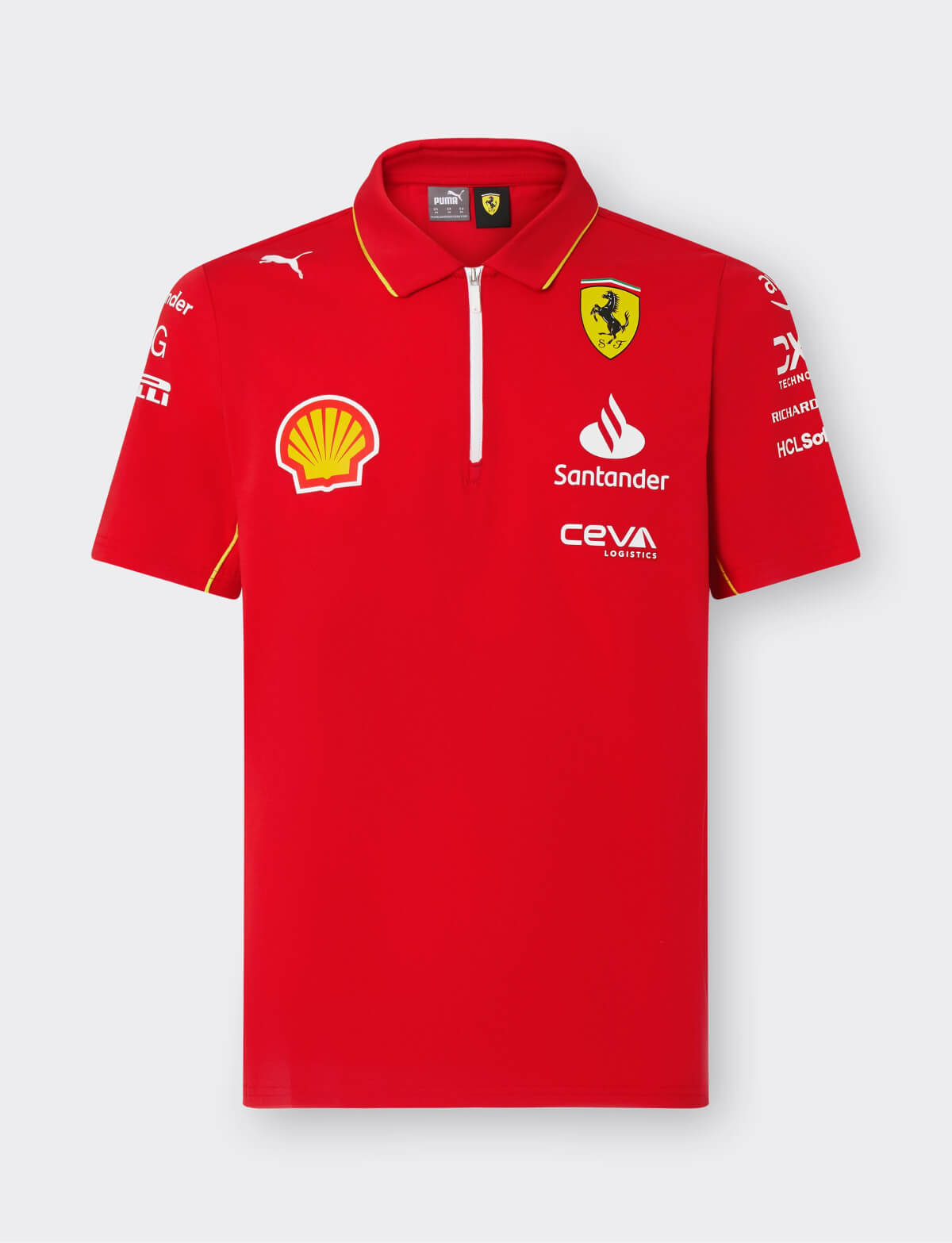 2024 Ferrari Replica Collection polo with sponsor logos