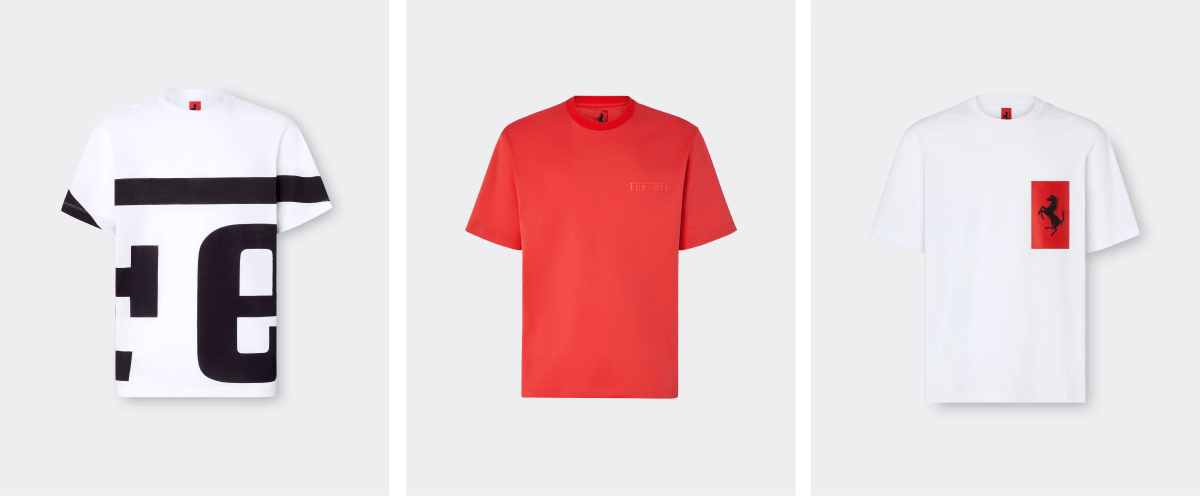 Ferrari cotton T-shirt selection