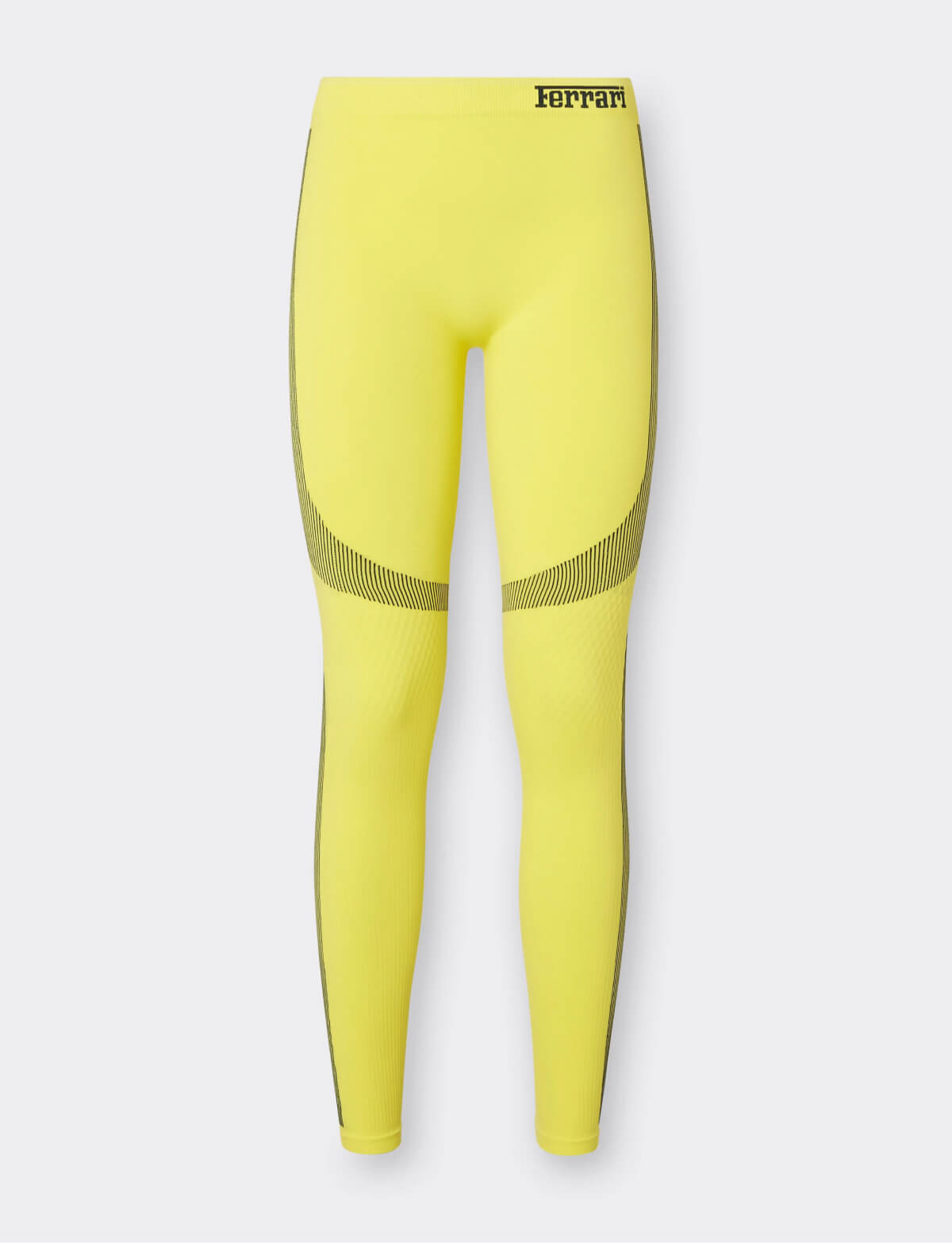 Technical-fibre leggings with Ferrari logo and contrasting graphics